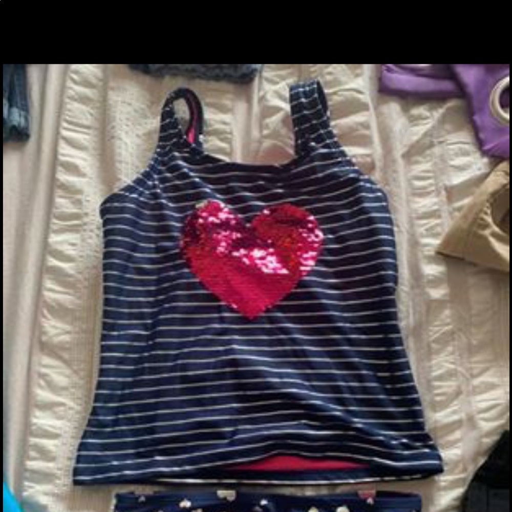 Justice swimsuit size 10